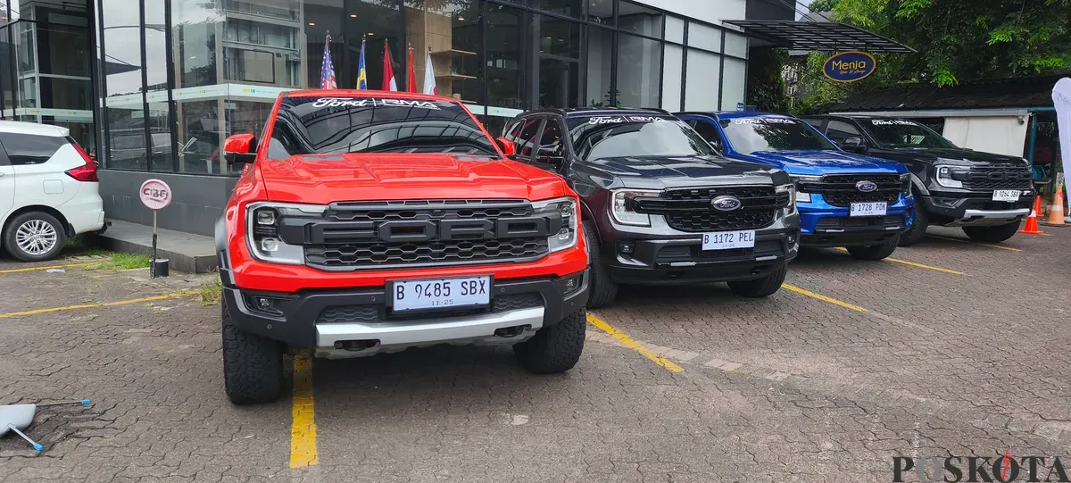 Ford ungkap penyebab penjualan mobil mewah lesu di tahun 2025. (Sumber: Poskota/Erwan Hartawan)