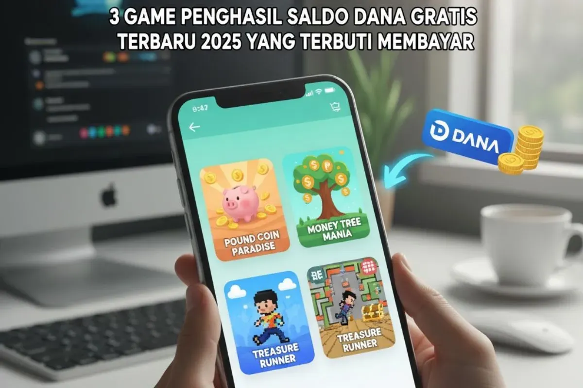 Game penghasil saldo DANA gratis yang aman dan terbukti membayar. (Sumber: Gemini AI)
