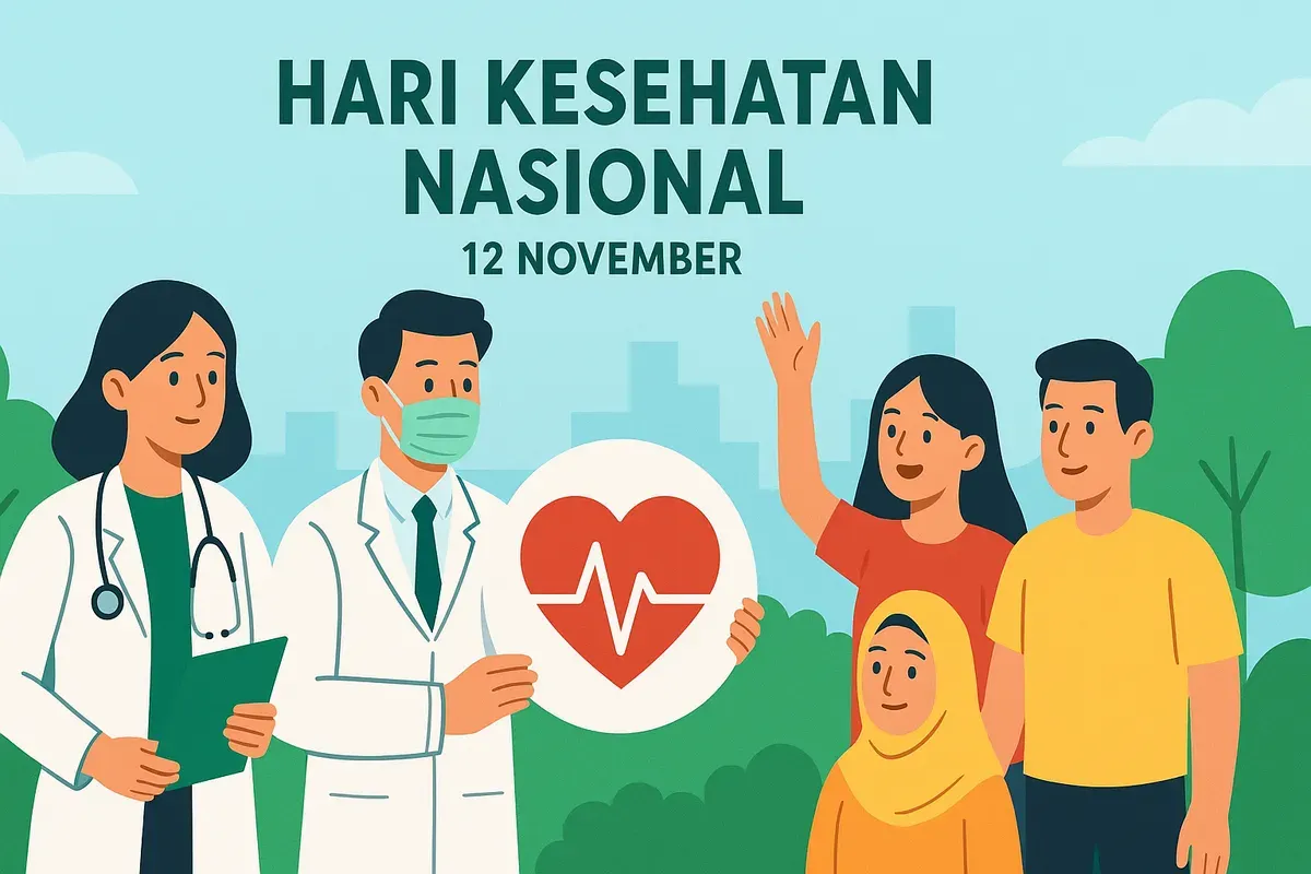 Sejarah Hari Kesehatan Nasional (Sumber: AI)