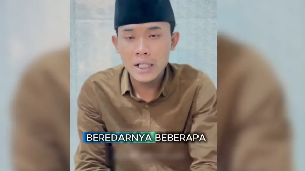 Gus Elham Yahya saat menyampaikan permintaan maaf kedua melalui video pada 12 November 2025. (Sumber: Instagram/@mtibadallah)