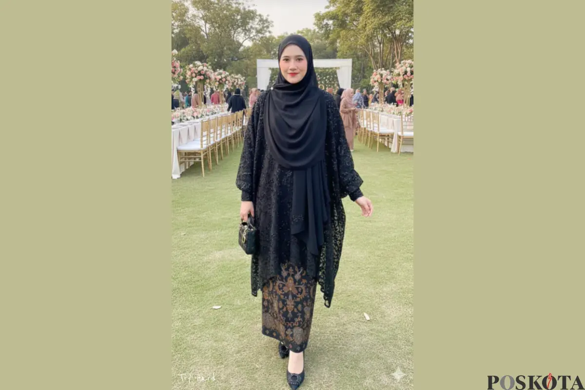 Edit Foto di Pernikahan Venue Taman Pakai Gemini AI (Sumber: TikTok/@yessistore.id)