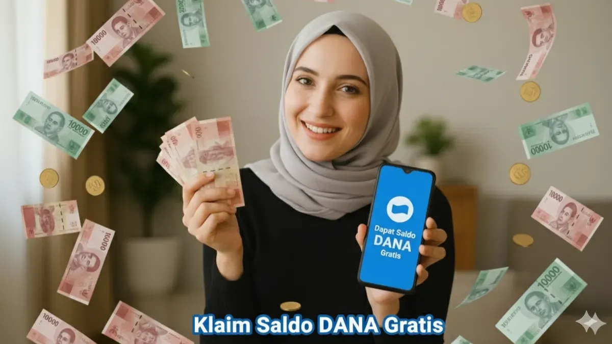Ilustrasi - Mahasiswa dan pelajar punya peluang dapat uang jajan tambahan dari klaim link saldo DANA gratis. (Sumber: Gemini AI)