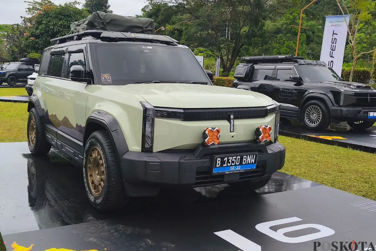 Lomba modifikasi di Chery J6 Festival 2025. (Sumber: Poskota/Erwan Hartawan)