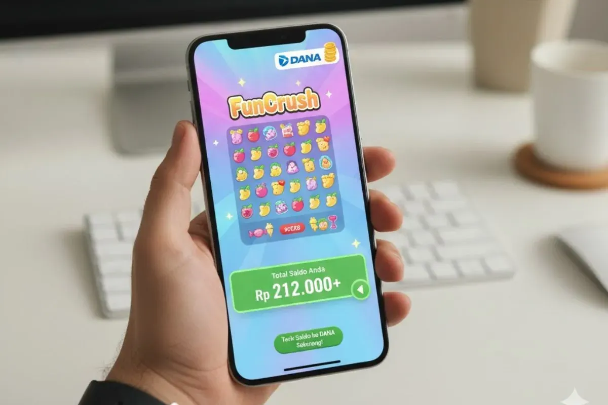 Game penghasil saldo DANA gratis. (Sumber: Gemini AI)