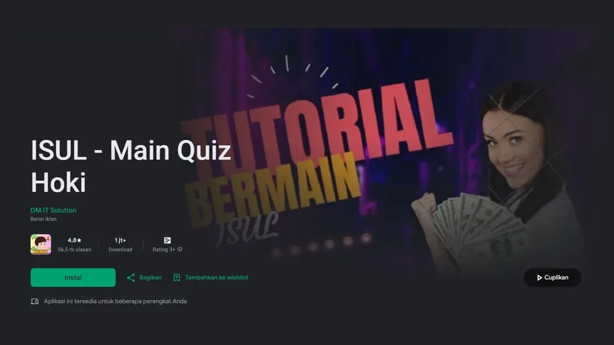 Aplikasi ISUL (Sumber: Google Play)