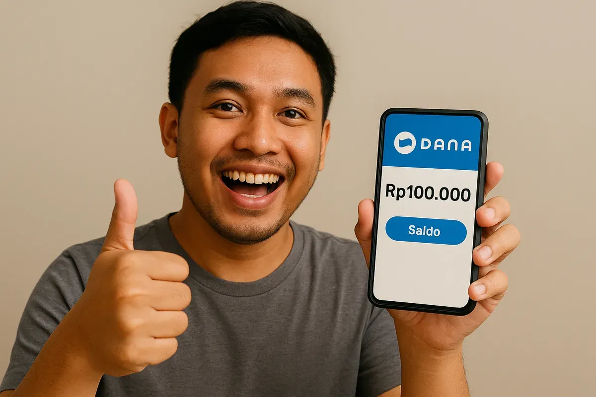 Cek cara untuk klaim saldo DANA gratis pakai aplikasi penghasil uang yang dapat dicoba dengan aman. 
(Sumber: Poskota/ChatGPT)