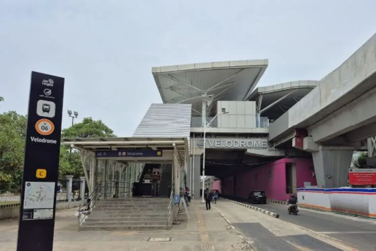Stasiun LRT Velodrome, Jalan Velodrome, Jati, Pulo Gadung, Jakarta Timur. (Sumber: Dok. Istimewa)