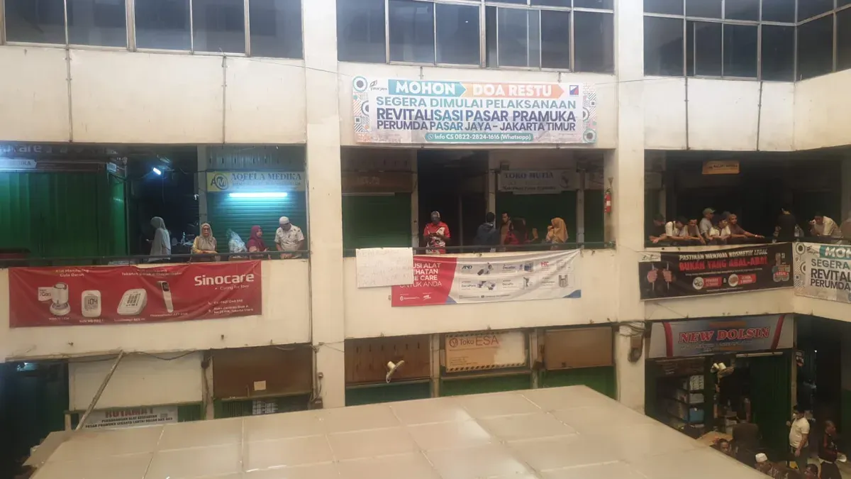 Ilustrasi Pasar Pramuka, Jakarta Timur. (Sumber: Poskota/Bilal Nugraha Ginanjar)