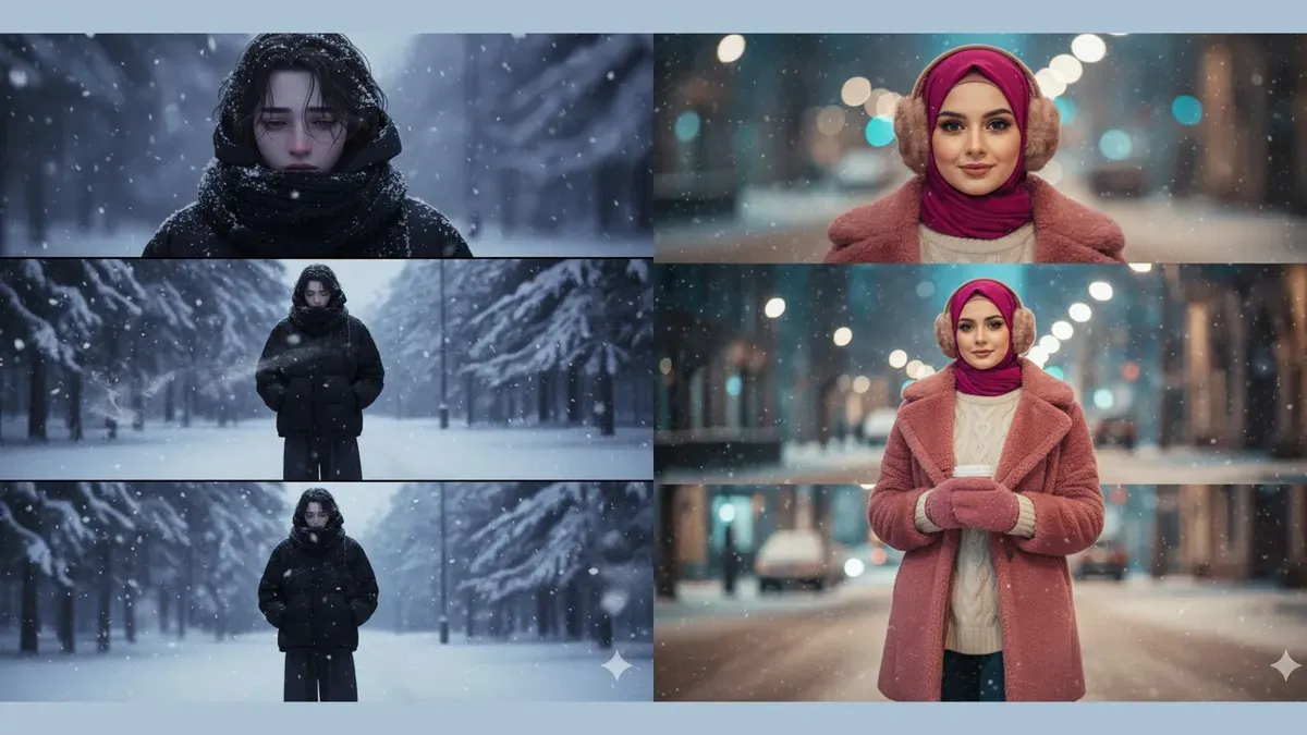 Cara buat Winter Edit Profesional pakai Google Gemini AI (Sumber: Gemini AI)