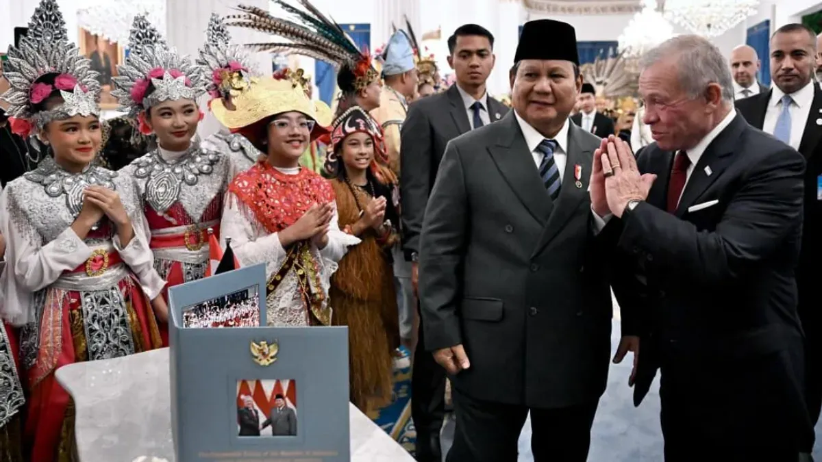 Presiden Prabowo dan Raja Abdullah II Perkuat Kemitraan Indonesia-Yordania (Sumber: BPMI Setpres/Cahyo)