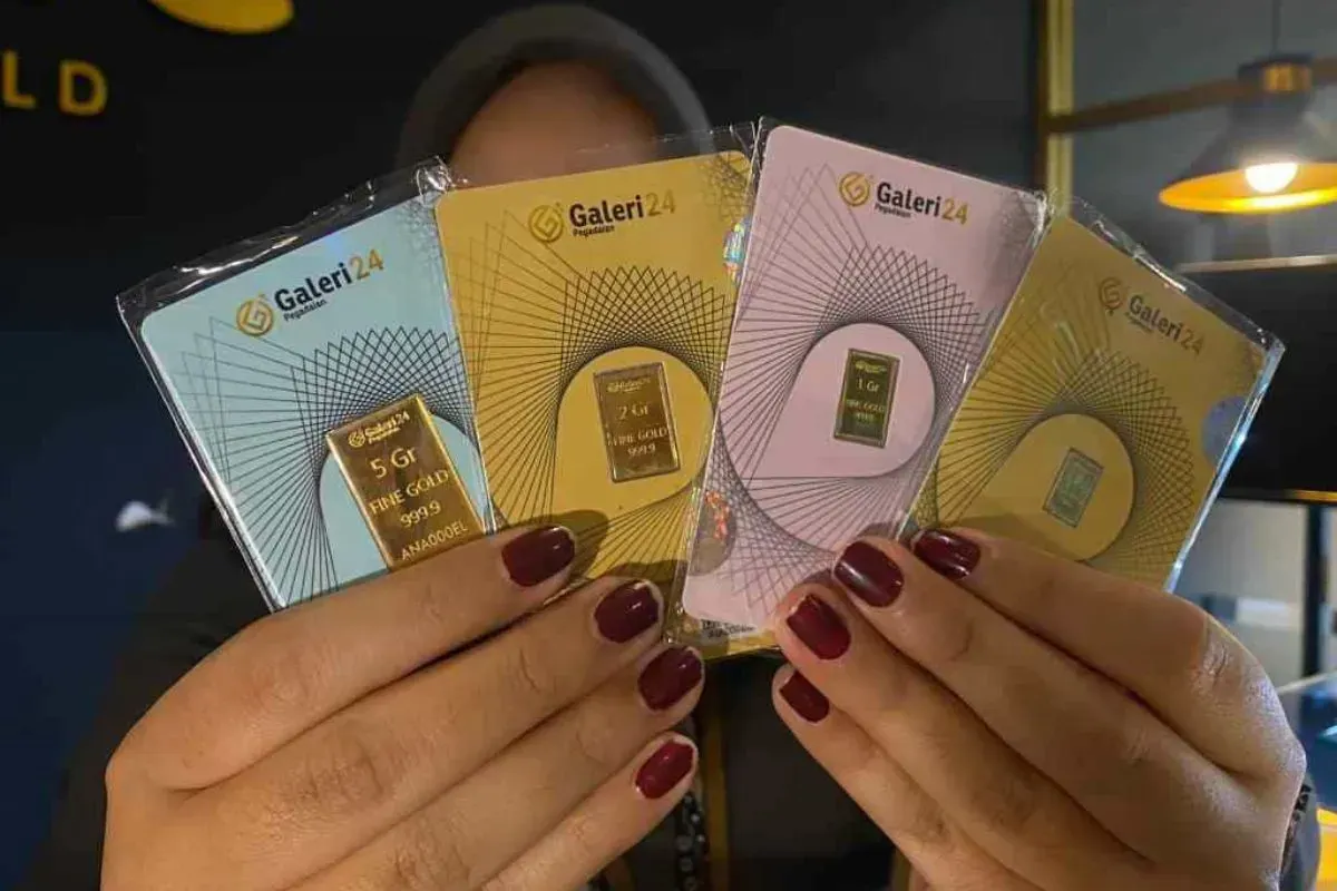 Cek daftar harga emas terbaru hari ini. (Sumber: galeri24.co.id)