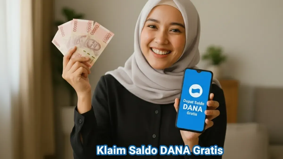 Cara klaim saldo DANA gratis dari link DANA Kaget untuk dapat uang tambahan. (Sumber: Gemini AI)