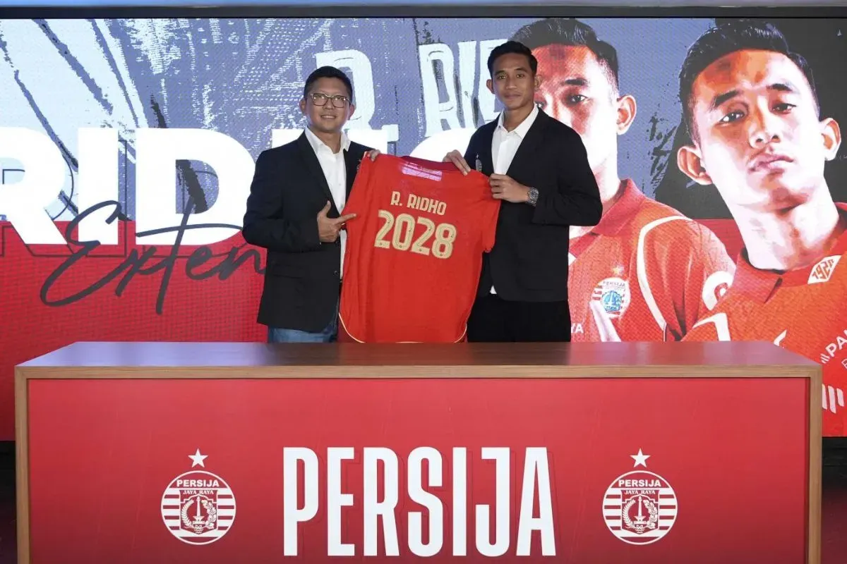 Rizky Ridho resmi perpanjang kontrak bersama Persija Jakarta. (Sumber: persija.id)