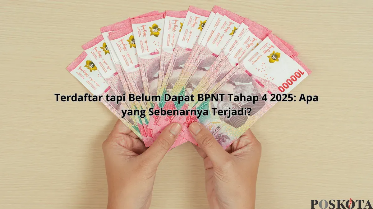 Kenapa BPNT Tahap 4 2025 Belum Cair Meski Terdaftar? Penjelasan Lengkap & Solusi (Sumber: Poskota/Yusuf Sidiq)