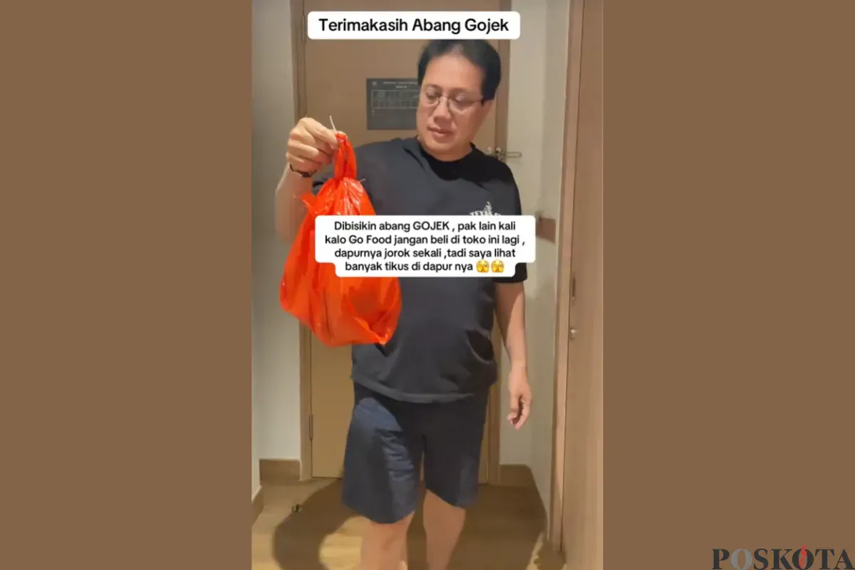 Viral Driver Ojol Beritahu Konsumen Resto Tempat Memesan Makanan Kotor dan Ada Tikus (Sumber: TikTok/ombell8)