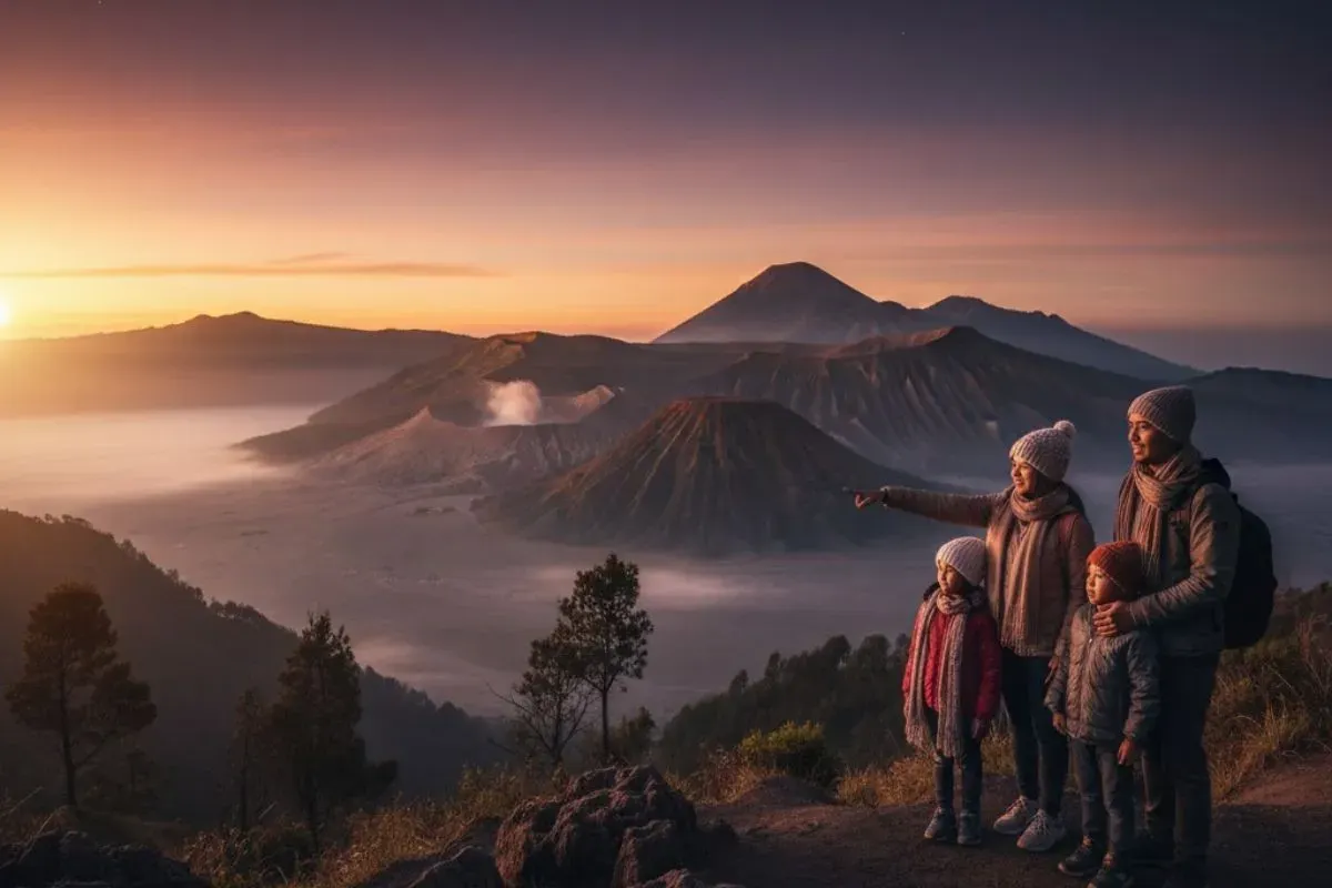 Contoh prompt Gemini AI foto liburan keliling Indonesia. (Sumber: Gemini AI)