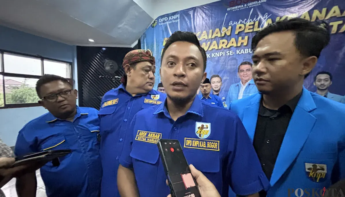 Ketua Harian DPD KNPI Kabupaten Bogor, Arof Akbar. (Sumber: POSKOTA | Foto: Giffar Rivana)