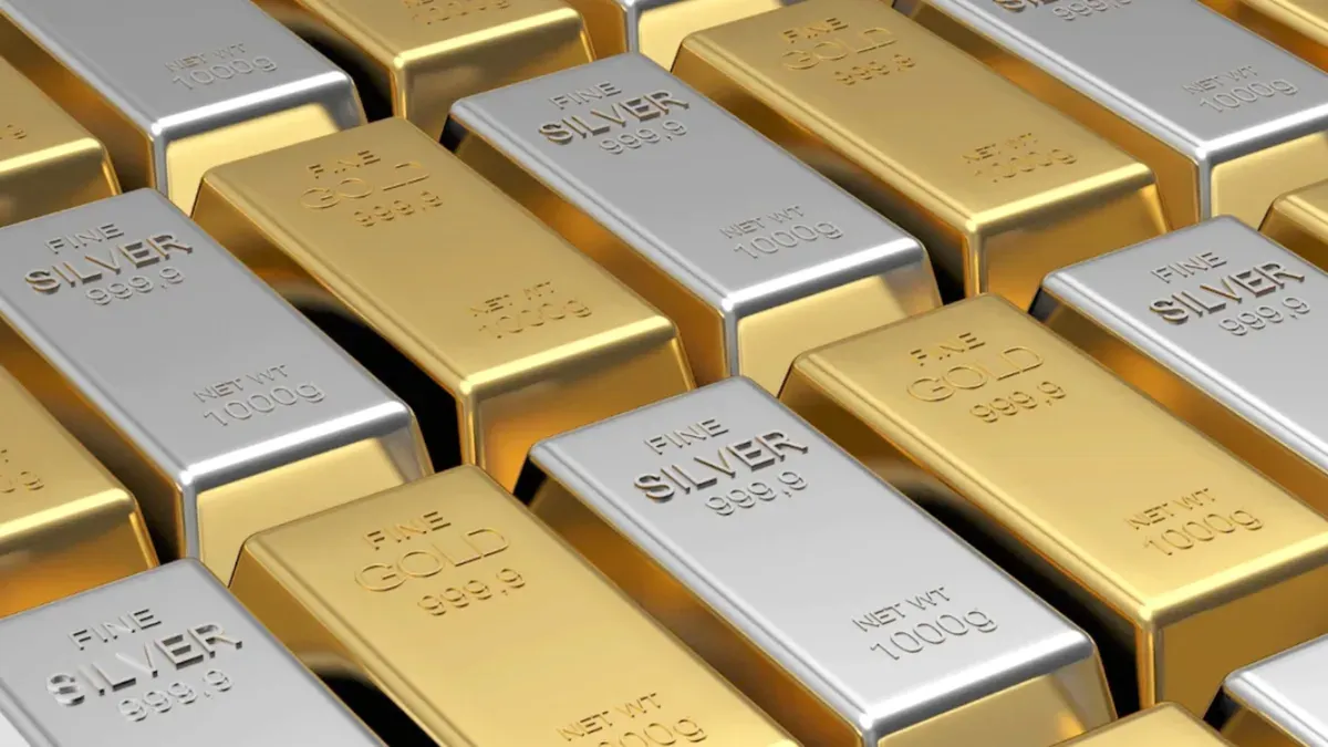Ilustrasi perbandingan investasi emas dan perak. (Sumber: Pegadaian)