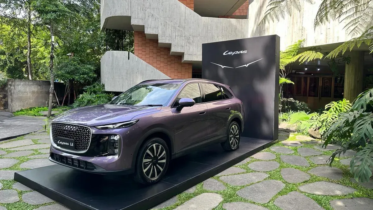 LEPAS resmi memperkenalkan mobil L8 berkonsep Leopard Aesthetics. (Sumber: Dok. LEPAS)