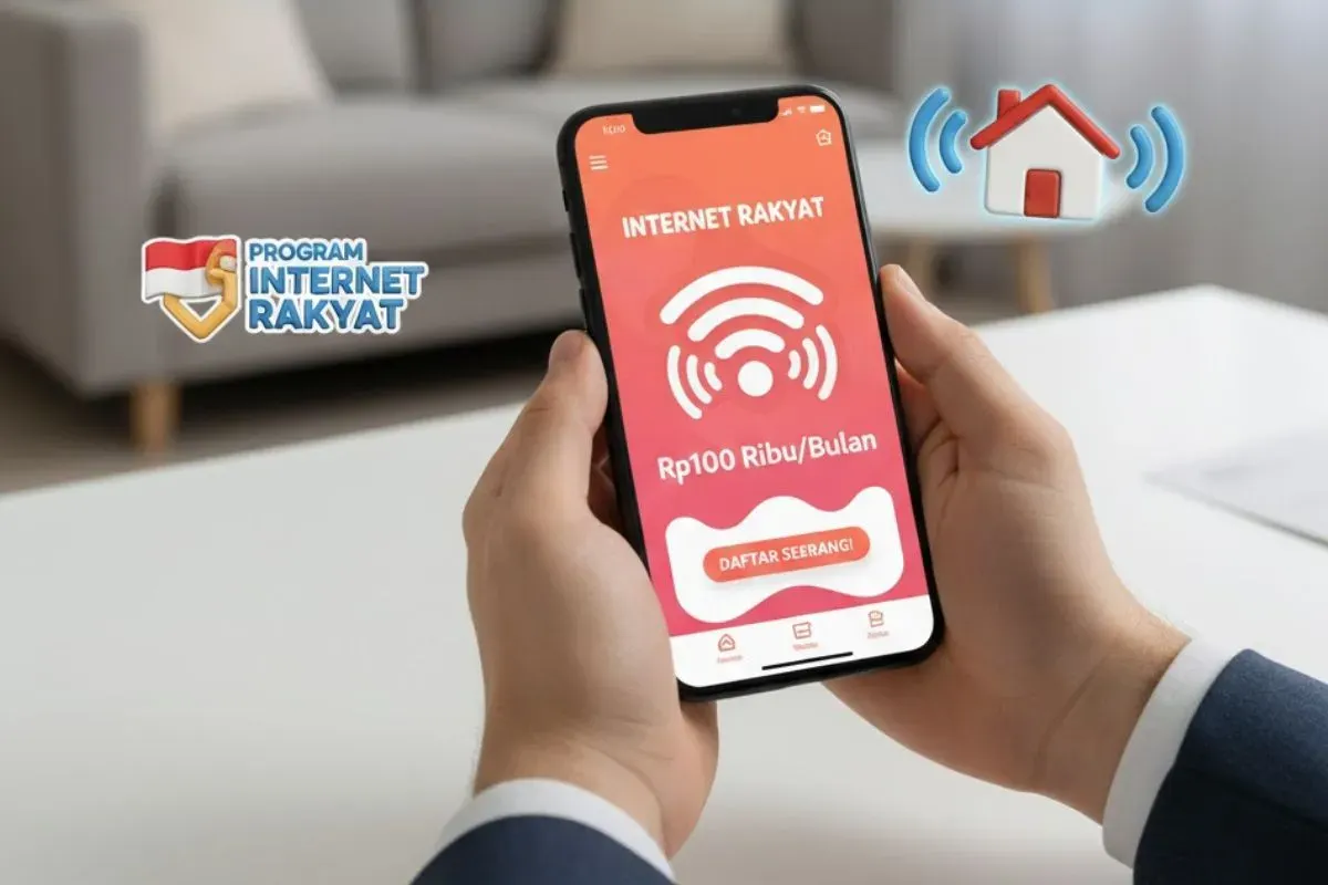 Program internet rakyat. (Sumber: Gemini AI)