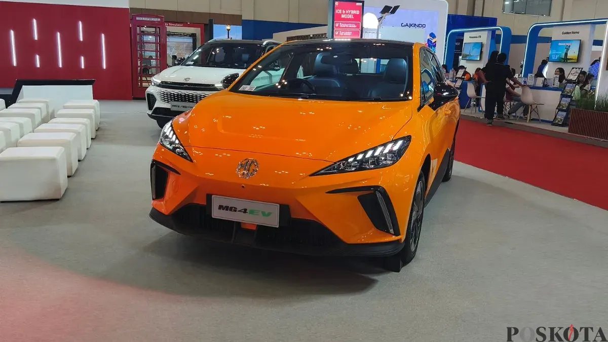 MG ikut meramaikan GJAW 2025 dengan line-up kendaraan listrik, hybrid, dan konvensional. (Sumber: Poskota/Erwan Hartawan)
