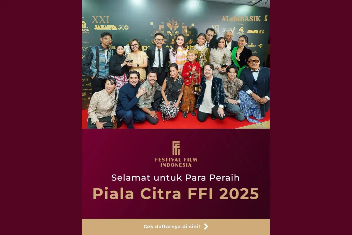 Daftar Lengkap Pemenang Piala Citra FFI 2025, dari Pangku hingga Jumbo (Sumber: Instagram/cinema.21)