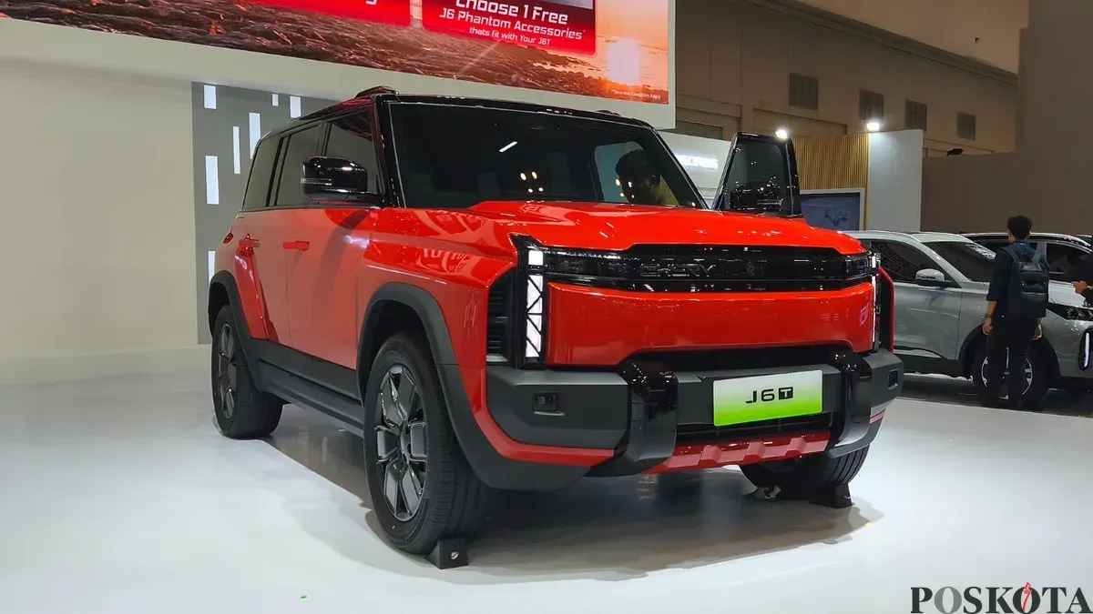 Mobil listrik Chery J6T dipasarkan mulai Rp525.500.000 (OTR Jakarta). (Sumber: Poskota/Erwan Hartawan)