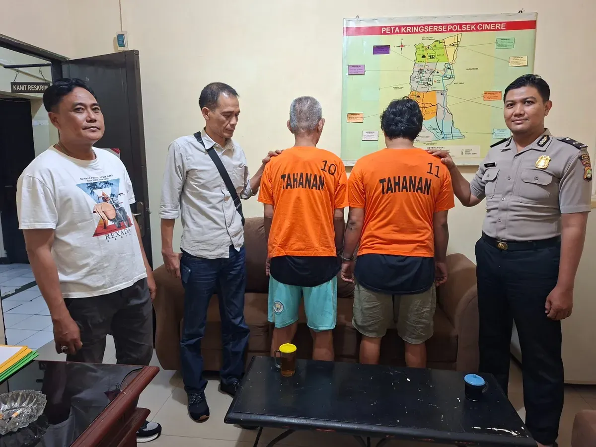 Residivis spesialis pencuri tabung gas ditangkap polisi. (Sumber: Istimewa)