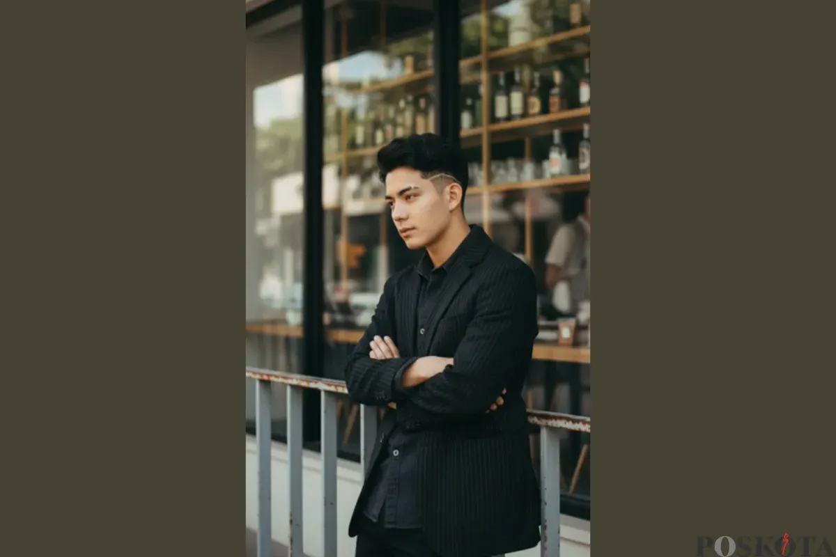 Edit Foto Cowo dengan Style Rambut Keren Pakai Gemini AI (Sumber: TikTok/kool8729)