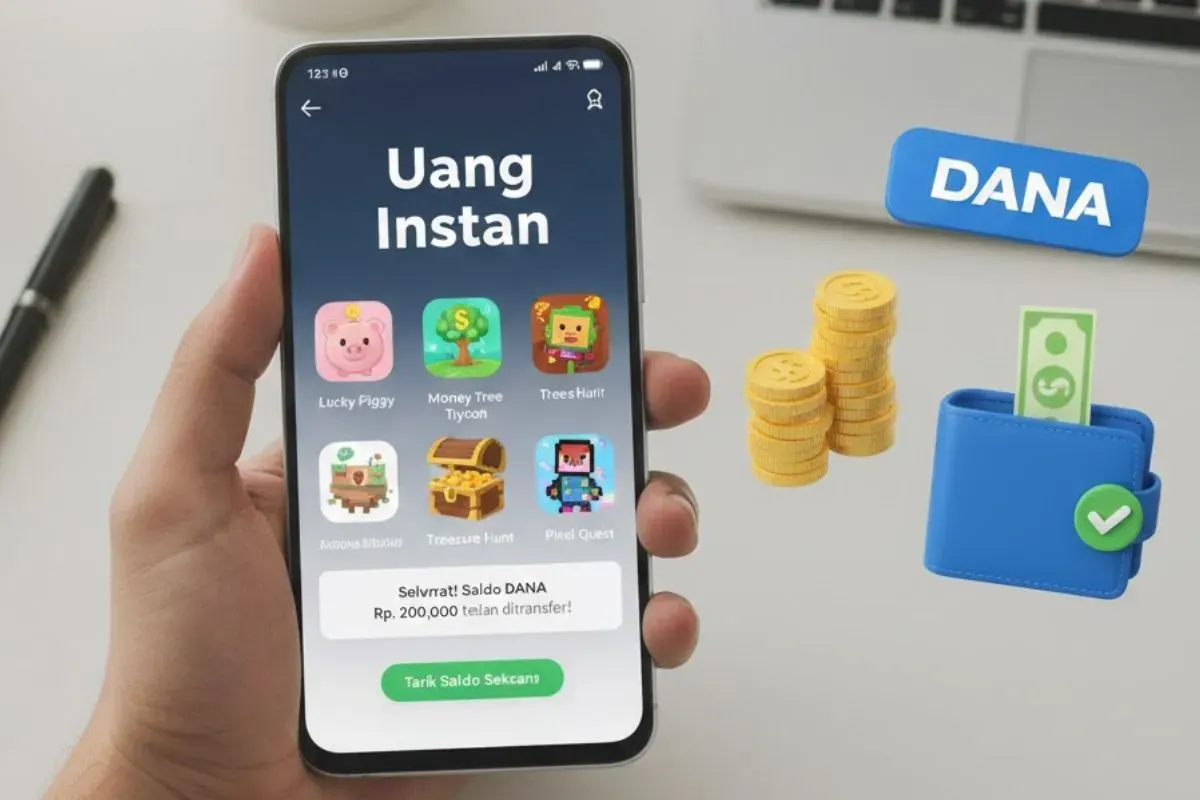 Rekomendasi aplikasi penghasil saldo DANA gratis terbukti membayar. (Sumber: Gemini AI)