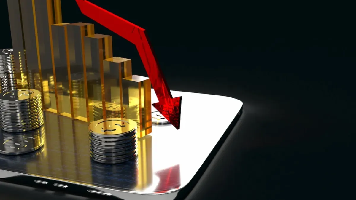 Ilustrasi harga emas turun di akhir pekan. (Sumber: Pegadaian)