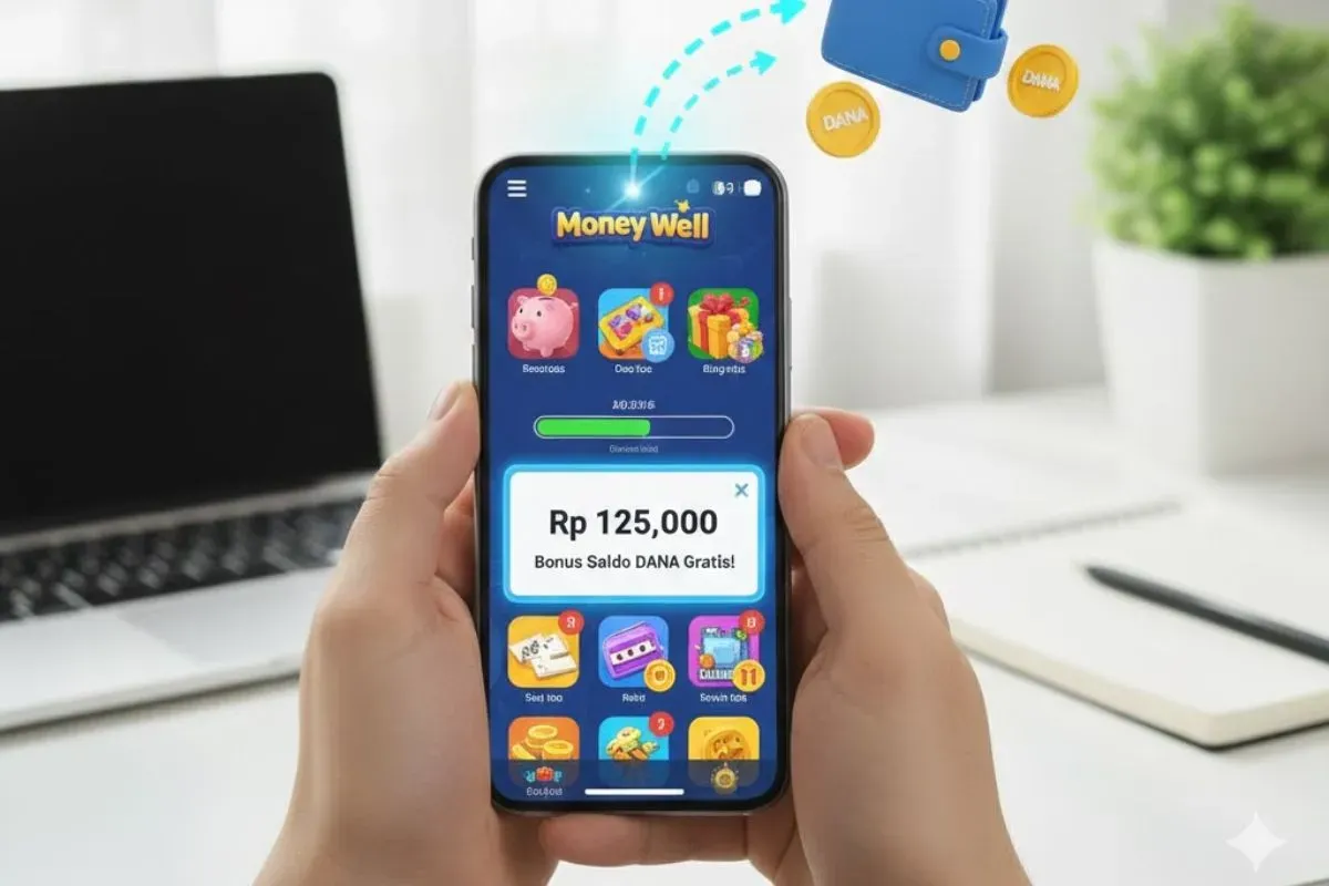 Aplikasi saldo DANA gratis. (Sumber: Gemini AI)
