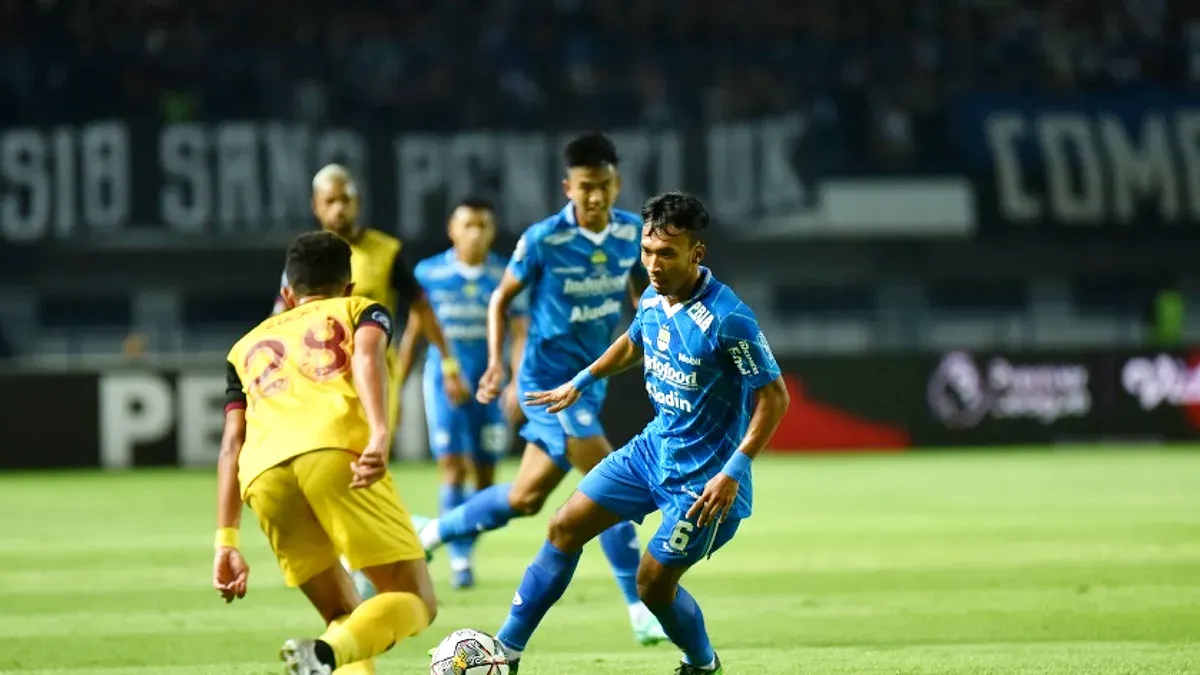 Pertandingan Persib Bandung vs Borneo FC. (Sumber: Persib)