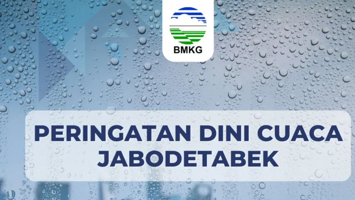 Ilustrasi prakiraan cuaca Jabodetabek pada Selasa, 25 November 2025. (Sumber: Instagram/@infobmkg)