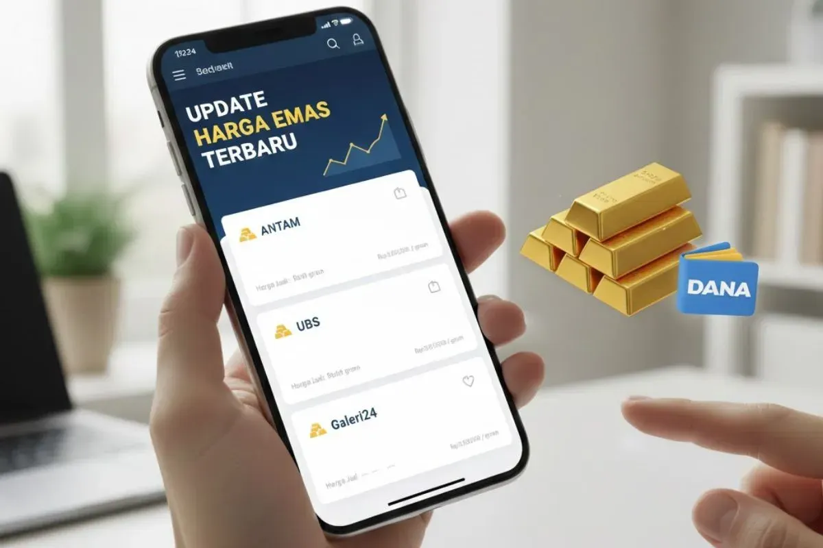 Update harga emas terbaru hari ini. (Sumber: Gemini AI)