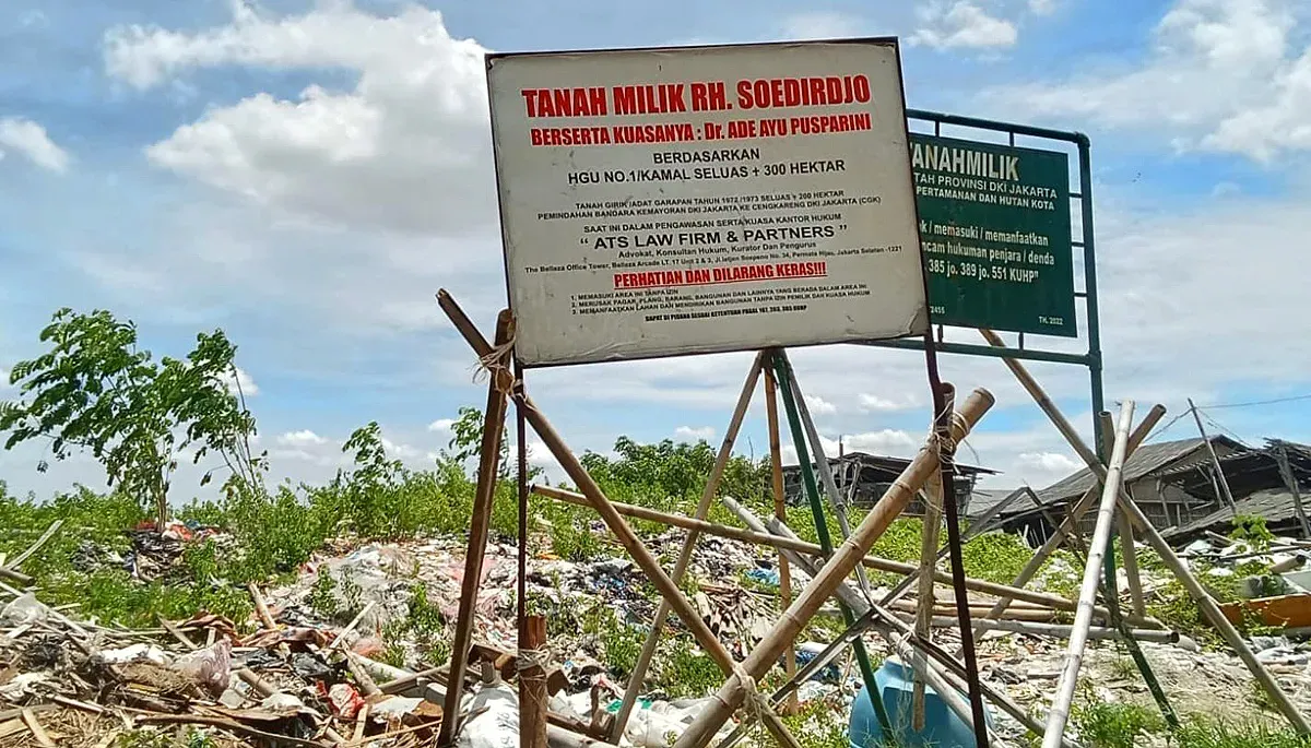 Lahan di RW 07 Kelurahan Kamal, Kalideres, Jakarta Barat, yang bakal dibangun TPU baru. (Sumber: Istimewa)