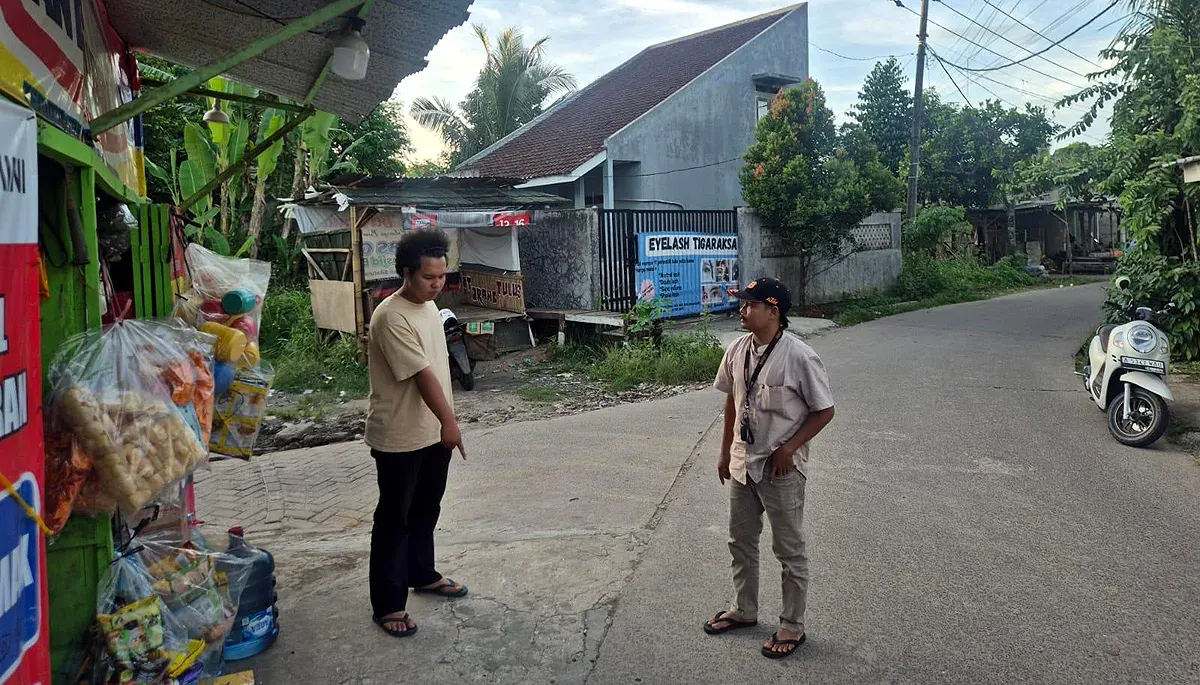 Anggota Unit Reskrim Polsek Tigaraksa saat melakukan olah TKP. (Sumber: Dok Polsek Tigaraksa)