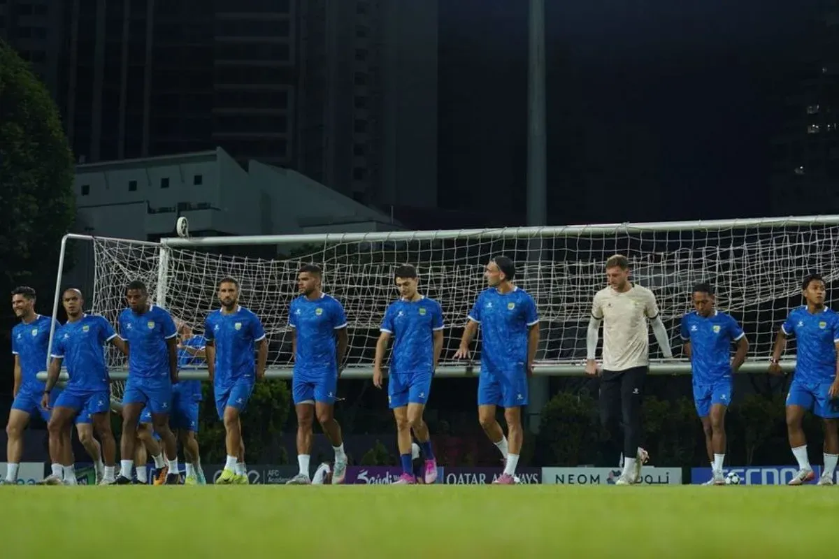 Persib Bandung pastikan incar 3 poin lawan Lion City Sailors. (Sumber: persib.co.id)