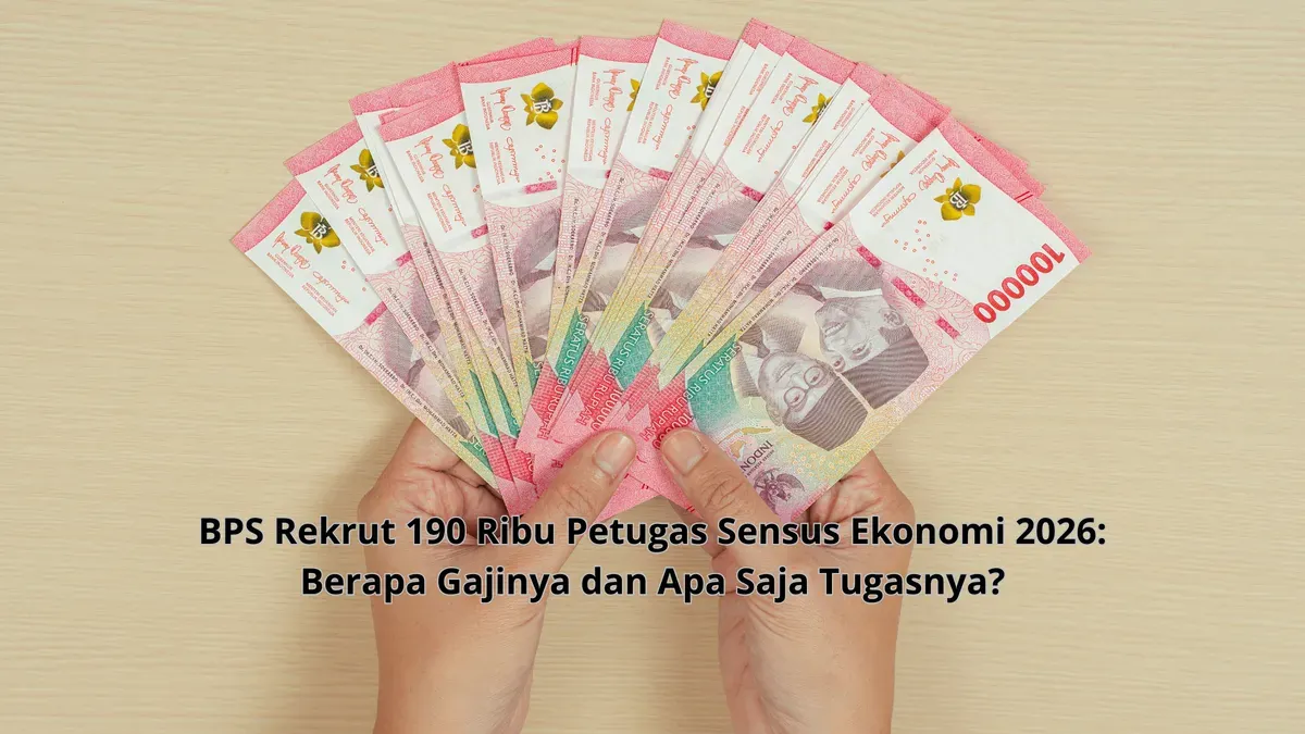 Berapa gaji petugas sensus ekonomi 2026? (Sumber: Poskota/Yusuf Sidiq)