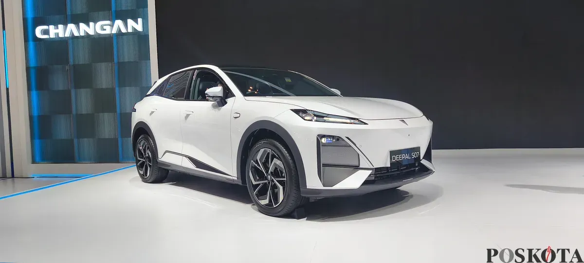 Profil DEEPAL S07, e-SUV baru dengan identitas modern dan desain futuristik. (Sumber: Poskota/Erwan Hartawan)