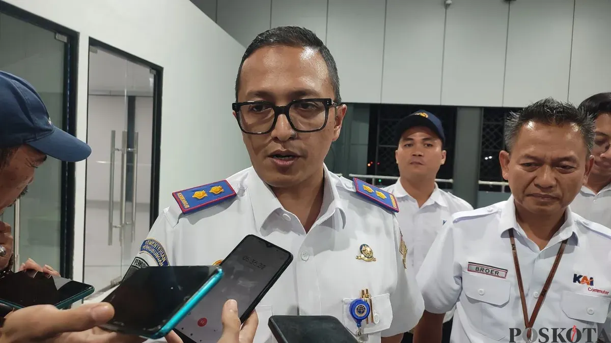 Kepala Balai Teknik Perkeretaapian Kelas I Jakarta, Ferdian Suryo Adhi Pramono. (Sumber: Poskota/Samsul Fatoni)