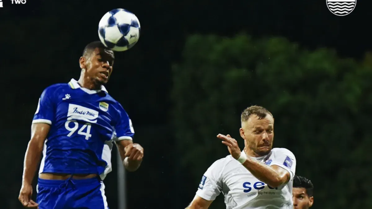 Potret pertandingan Lion City Sailors vs Persib Bandung di ajang AFC Champions League Two (ACL 2) (Sumber: Instagram/@persib)