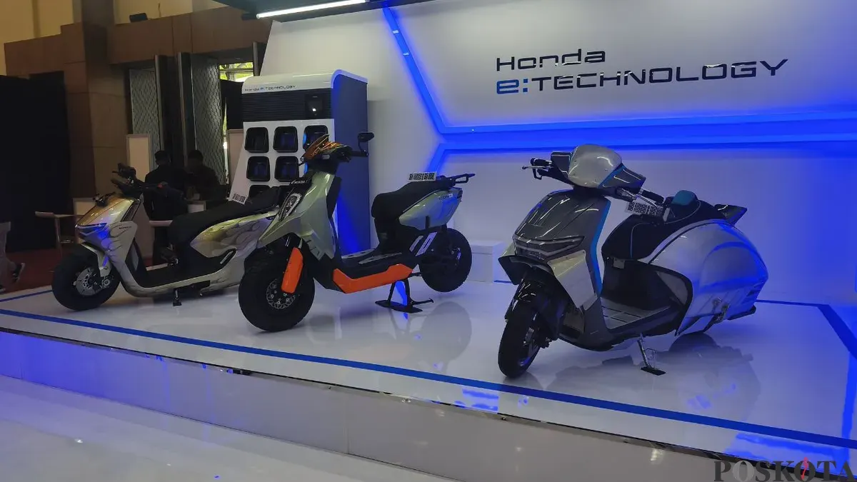 FIFGROUP mencatatkan pembiayaan motor listrik bertumbuh hingga 344 persen. (Sumber: Poskota/Erwan Hartawan)