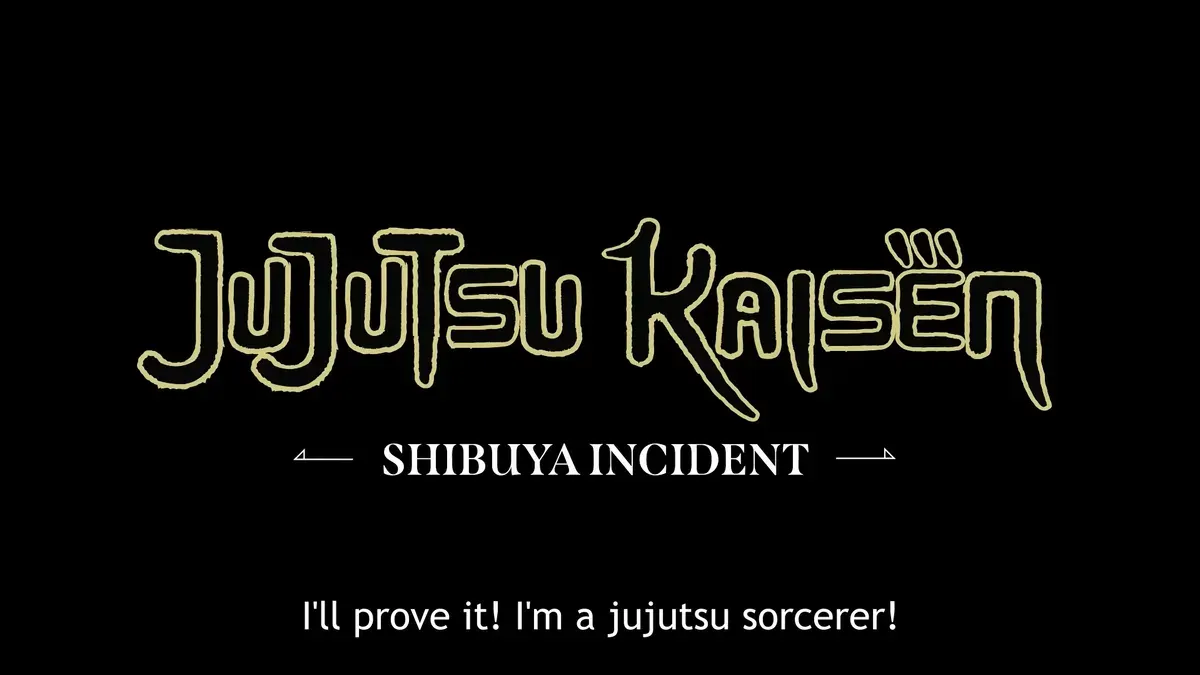 Poster Jujutsu Kaisen Execution (Sumber: YouTube/Crunchyroll)