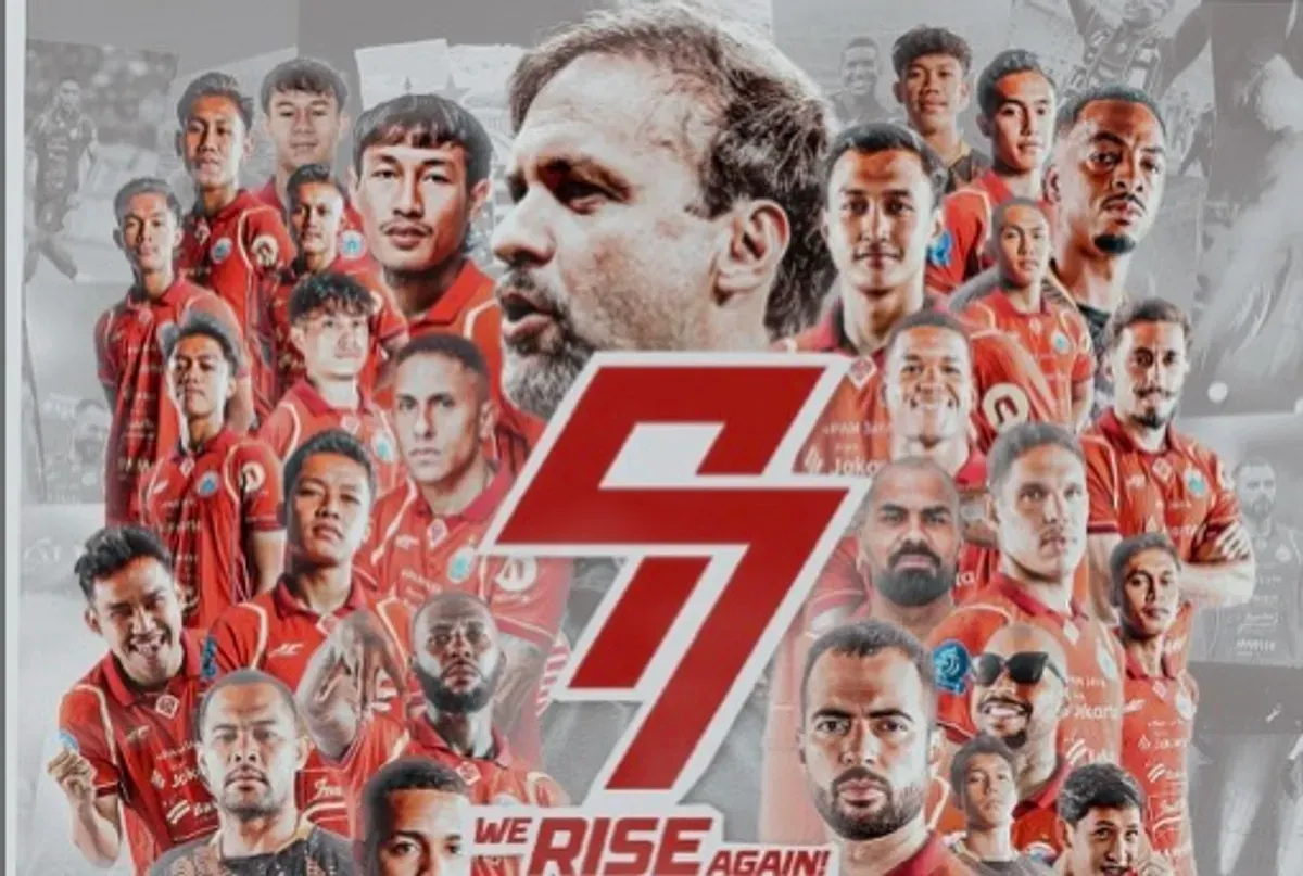 Jadwal Persija Jakarta vs PSIM di BRI Super League pekan 14, kick-off malam ini pukul 19.00 WIB (Sumber: Instagram @persija)