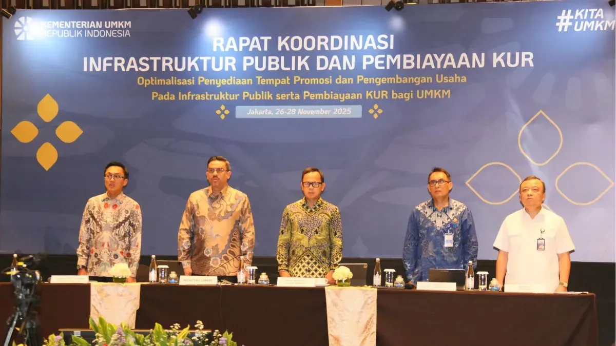 Rapat Koordinasi Infrastruktur Publik dan Pembiayaan KUR di Ayana Midplaza, Karet Tengsin, Tanah Abang, Jakarta Pusat, Kamis, 27 November 2025. (Sumber: Dok. Istimewa)