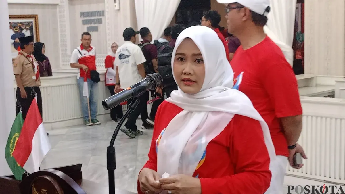 Kepala Disbudpar Kabupaten Bogor, Ria Marlisa memastikan kawasan wisata bebas dari pungli. (Sumber: Poskota/Giffar Rivana)