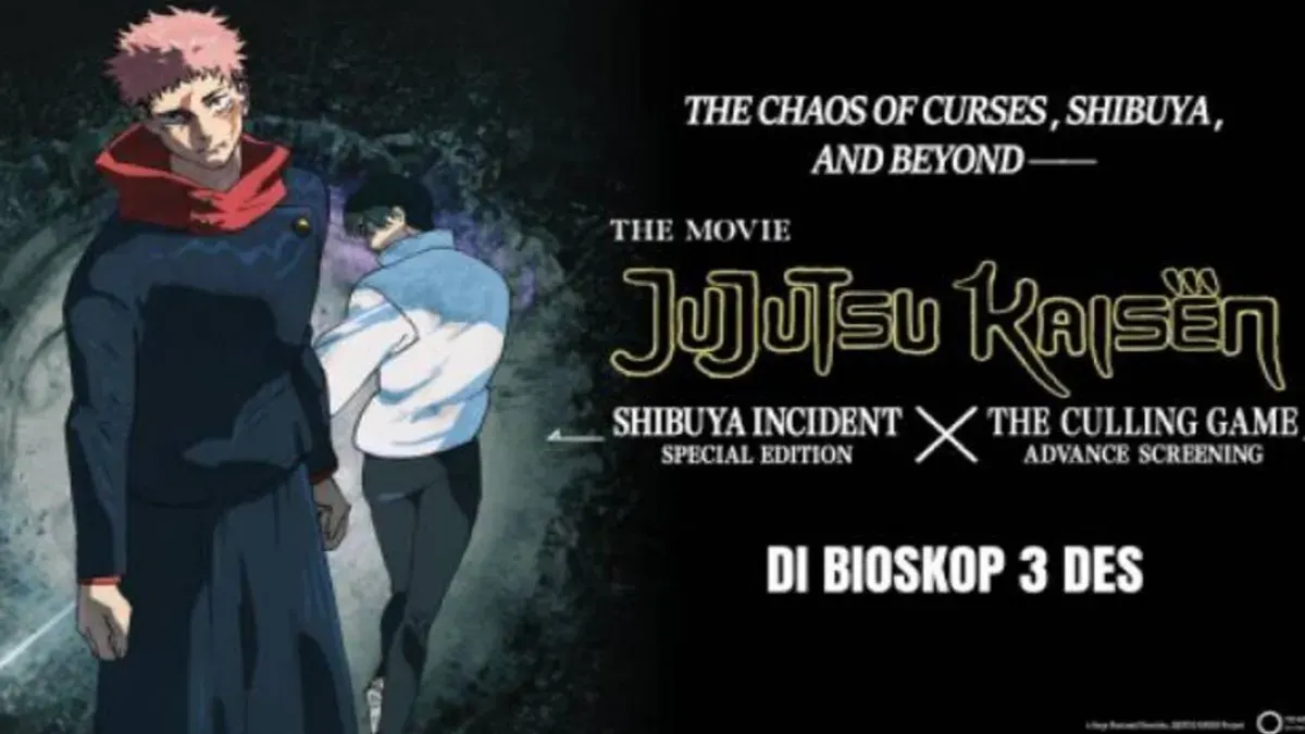 Sinopsis Jujutsu Kaisen: Shibuya Insiden. (Sumber: Cinema XXI)