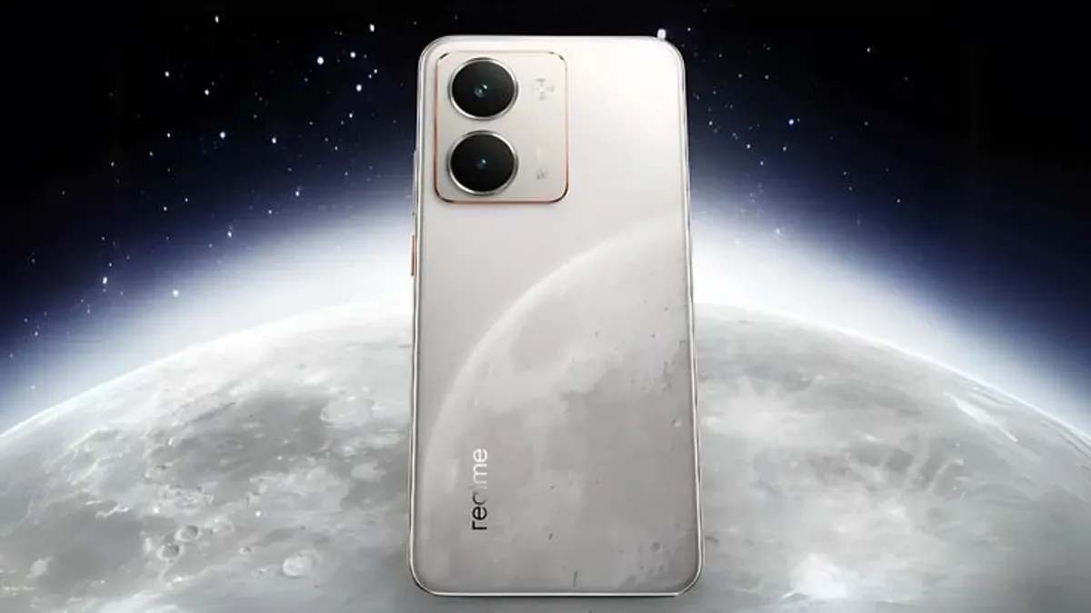 Realme P3 Lite 4G hadir di Indonesia dengan desain ringan, fitur AI modern, dan baterai besar 6300mAh. (Sumber: Dok/Realme Indonesia)