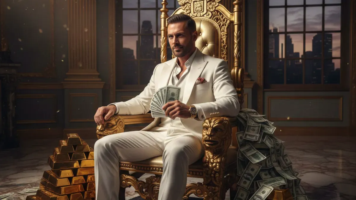 Contoh foto gaya miliarder hasil AI Gemini dengan efek ultra-realistis. (Sumber: Gemini AI)